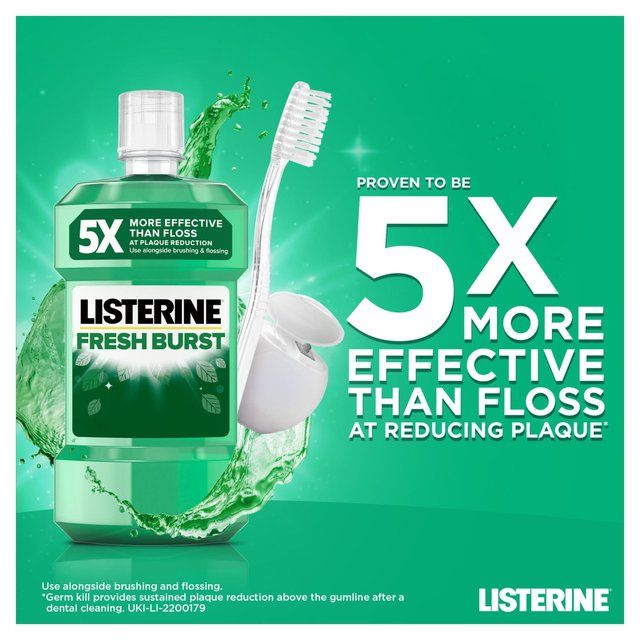 Listerine Antiseptic Fresh Burst Mouthwash   500ml
