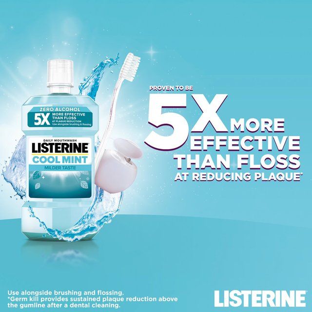 Listerine Cool Mint Milder Taste Mouthwash   500ml