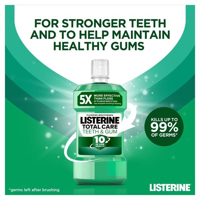 Listerine Teeth &amp;amp; Gum Defence Mouthwash Fresh Mint   500ml