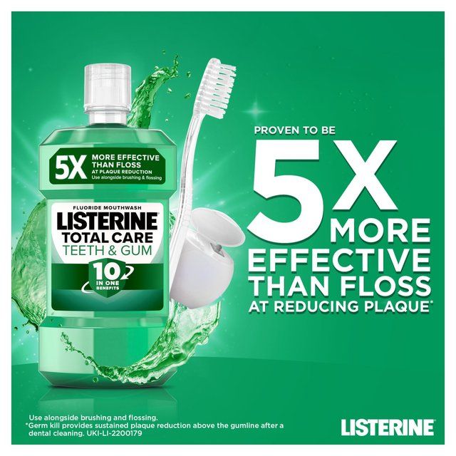 Listerine Teeth &amp;amp; Gum Defence Mouthwash Fresh Mint   500ml