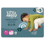 LITTLE ANGELS by ASDA Size 5 Comfort &amp;amp; Protect 40 Nappies
