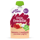 Little Freddie Organic Banana &amp;amp; Raspberry Coconut Yogurt Smooth Stage 1 +6m 90g