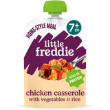 Little Freddie Organic Chicken Casserole with Vegetables &amp;amp; Rice Textured Stage 2 +7m 130g