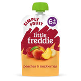 Little Freddie Peaches &amp;amp; Raspberries Pouch 6 mths+   100g