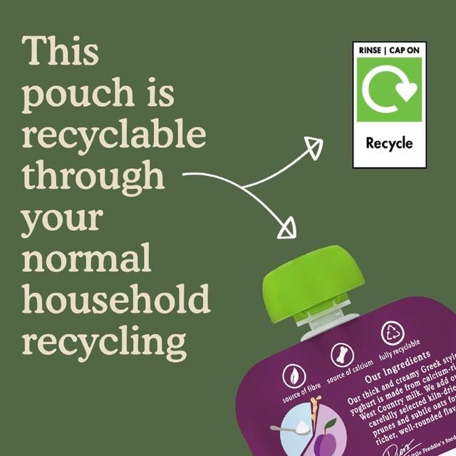 Little Freddie Pink Lady Greek Yoghurt Organic Pouch 6 mths+    100g