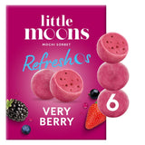 Little Moons Mochi Sorbet Refreshos Very Berry 6 x 32g (192g)