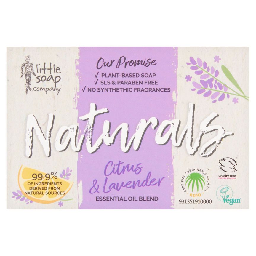 Little Soap Company Naturals Bar Soap Citrus &amp;amp; Lavender