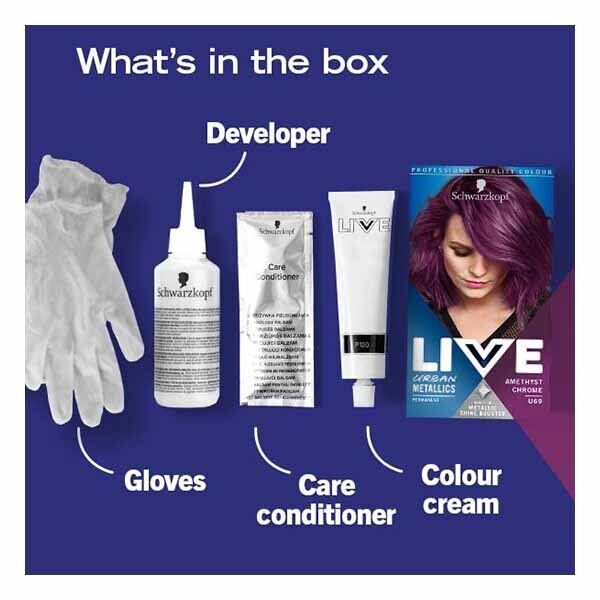 LIVE UrbanMetallics Permanent Purple Hair Dye AmethystChrome