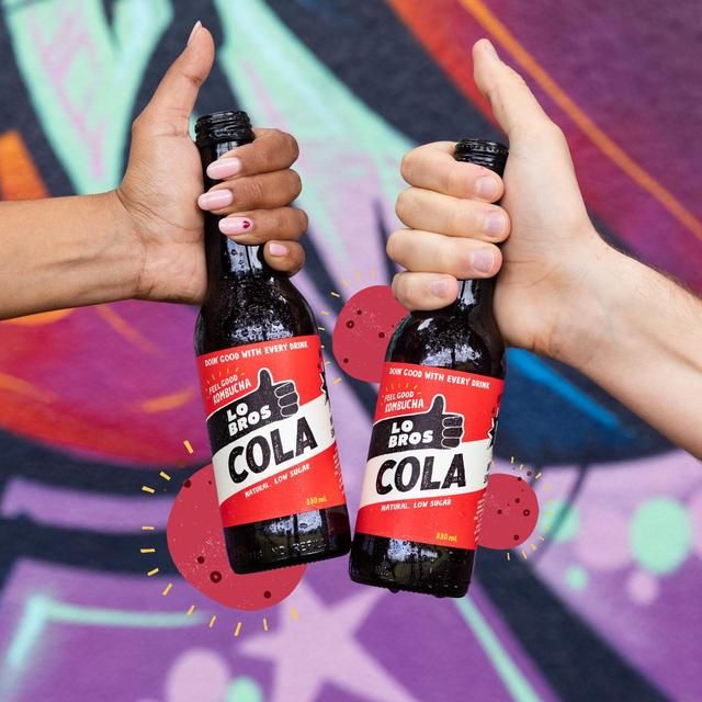 Lo Bros Kombucha Cola Low Sugar   330ml