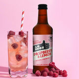 Lo Bros Kombucha Raspberry &amp;amp; Lemon Low Sugar   330ml
