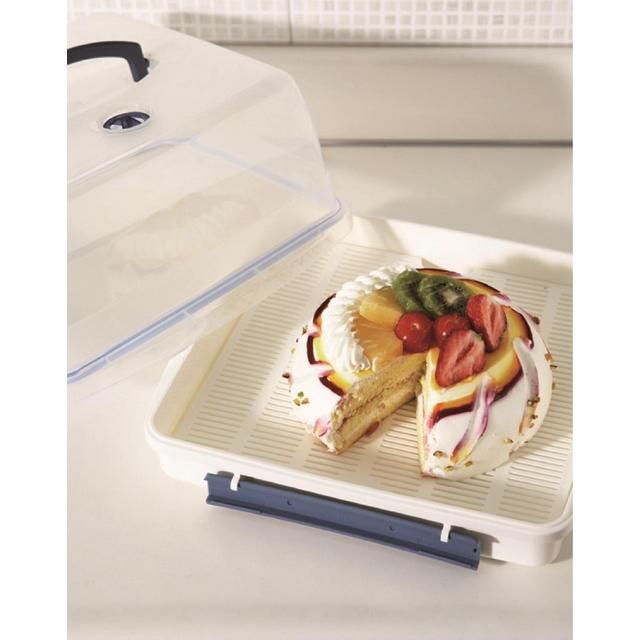 Lock &amp;amp; Lock Air Tight Portable Plastic Cake Box 12.6L