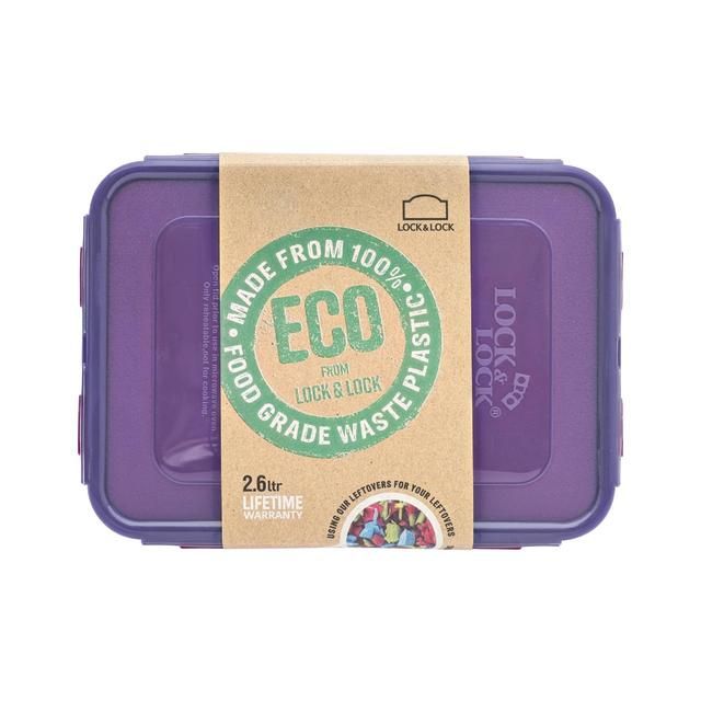 Lock &amp;amp; Lock Eco Rectangular Container 2.6L