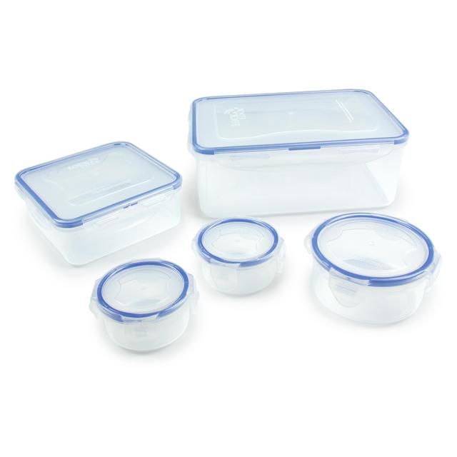 Lock &amp;amp; Lock Storage Container Set   5 per pack
