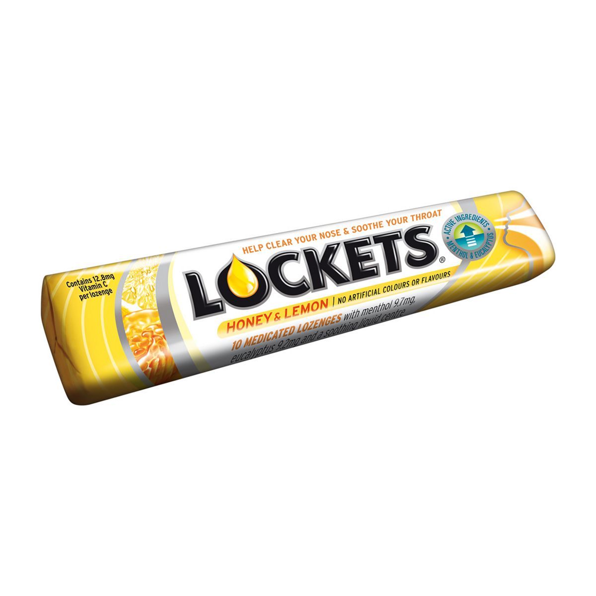 Lockets Honey &amp;amp; Lemon - 10 Lozenges