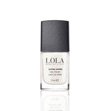 LOLA MAKE UP Nail Polish #10 Free Formula 017 Ice Queen Bright White