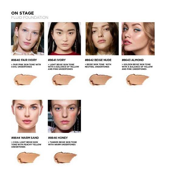 Lord &amp;amp; Berry On Stage Fluid Foundation, Almond 30ml