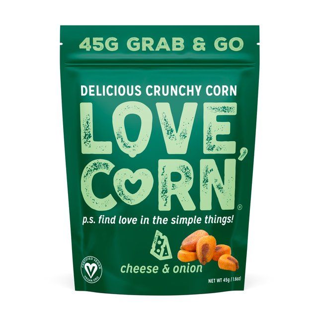LOVE CORN Cheese &amp;amp; Onion Crunchy Corn   45g