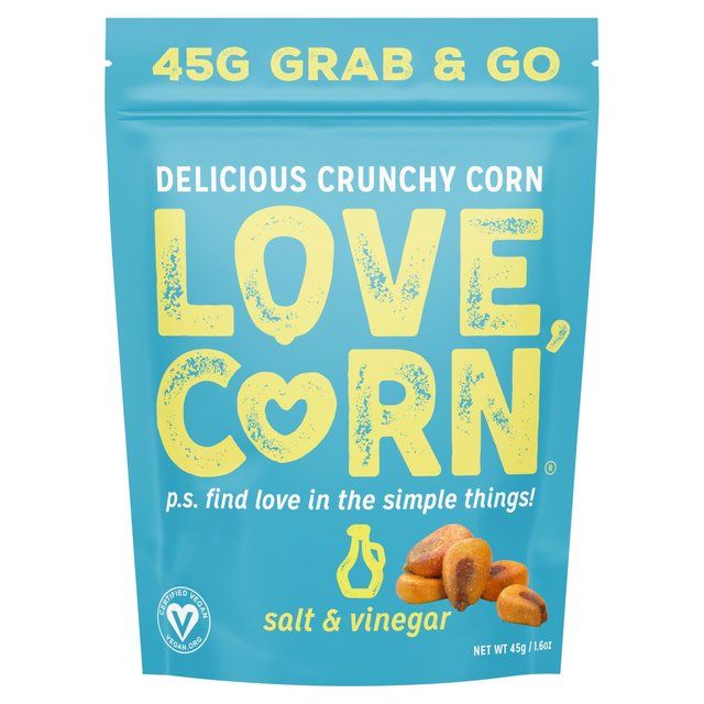 LOVE CORN Salt &amp;amp; Vinegar Crunchy Corn   45g