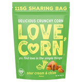 LOVE CORN Sour Cream &amp;amp; Chive Crunchy Corn   115g