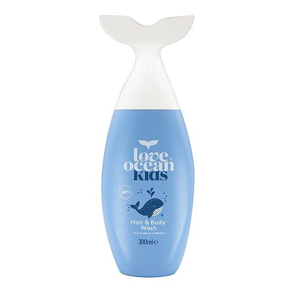 Love Ocean Hair &amp;amp; Body Wash Bottle 300ml