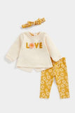 Love Top, Leggings and Headband Set