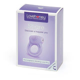 Lovehoney Share Rechargeable Vibrating Love Ring Purple