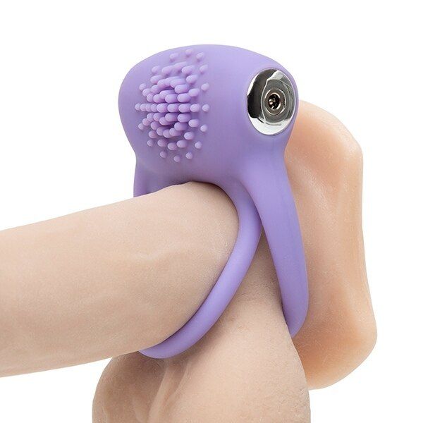 Lovehoney Share Rechargeable Vibrating Love Ring Purple