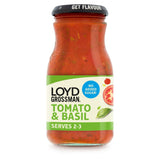 Loyd Grossman No Added Sugar Tomato &amp;amp; Basil Pasta Sauce 350g
