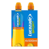 Lucozade Sport Drink Orange   4 x 500ml