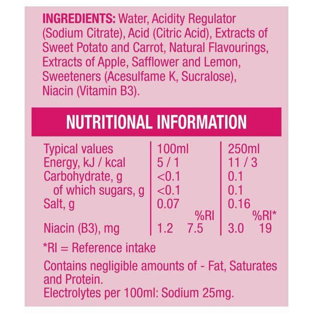 Lucozade Sport Drink Zero Sugar Berry   4 x 500ml