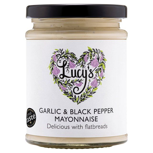 Lucys Dressings Garlic &amp;amp; Black Pepper Mayonnaise   240g