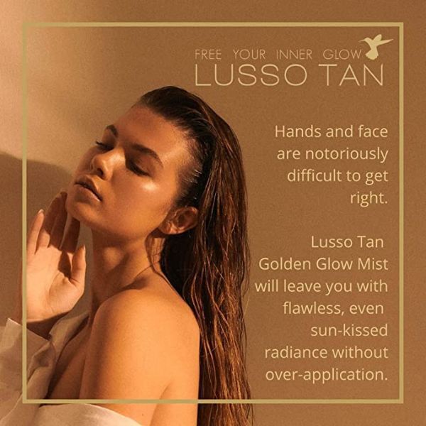 Lusso Tan Golden Glow Face &amp;amp; Hand Tanning Mist 100ml