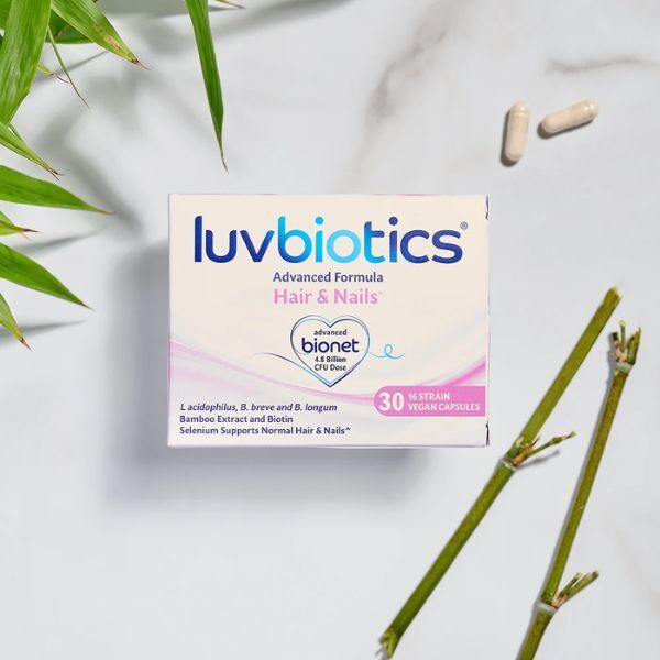Luvbiotics Hair &amp;amp; Nails 30 Vegan Capsules