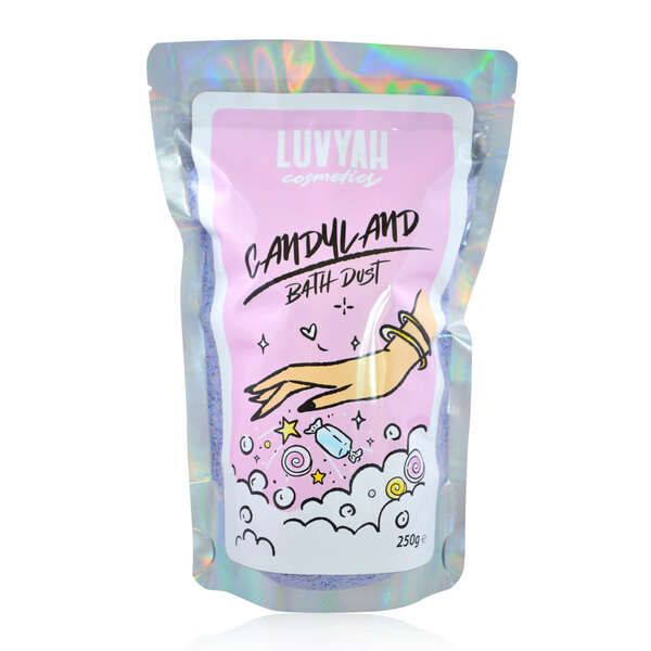 Luvyah Cosmetics Marshmallow Bath Bomb Dust Purple