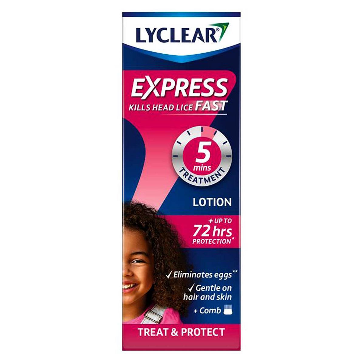 Lyclear Express Treat &amp;amp; Protect Head Lice Lotion 100ml