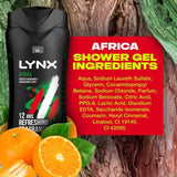 Lynx Africa Body Wash Shower Gel   500ml