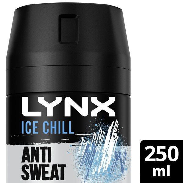 Lynx Anti-Perspirant Deodorant Spray Aerosol Ice Chill 150ml 250ML