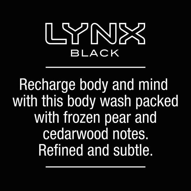 Lynx Black Body Wash Shower Gel   500ml