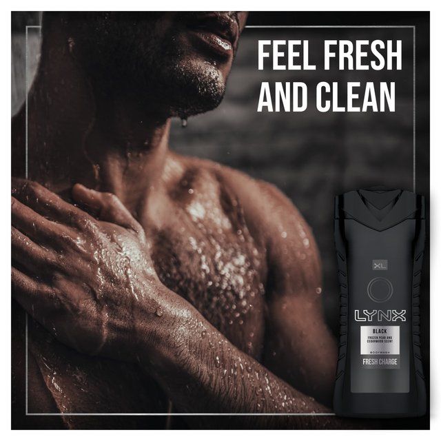 Lynx Black Body Wash Shower Gel   500ml