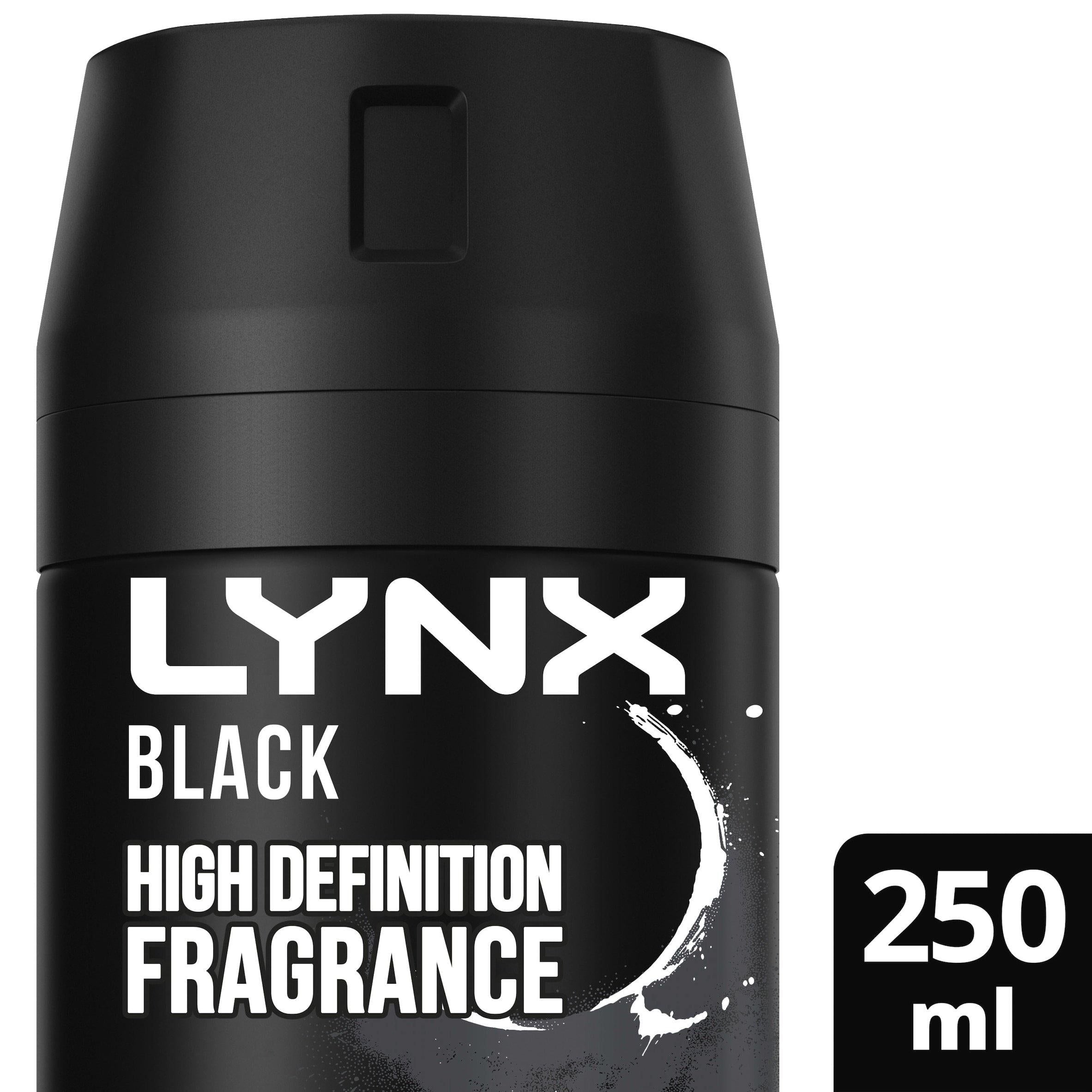 Lynx Black Deodorant &amp;amp; Bodyspray 250ml