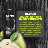 Lynx Black Deodorant Bodyspray   250ml