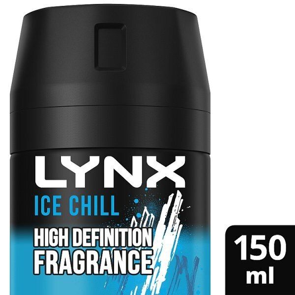 Lynx Deodorant Bodyspray Aerosol Ice Chill 150ml 150ML