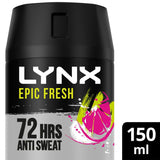 Lynx Epic Fresh Antiperspirant Deodorant Spray Grapefruit &amp;amp; Tropical Pineapple Scent
