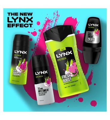 Lynx Epic Fresh Grapefruit &amp;amp; Tropical Pineapple Scent Antiperspirant Deodorant Spray 150ml