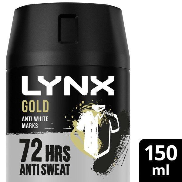 Lynx Men Gold Anti-Perspirant Deodorant Spray 150ml 150ML