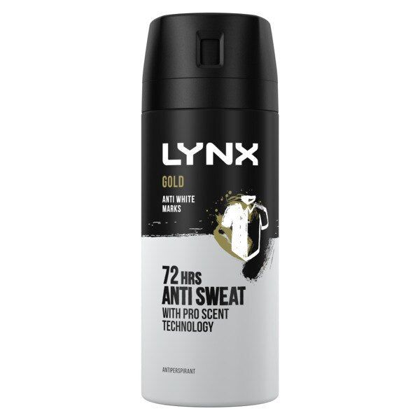 Lynx Men Gold Anti-Perspirant Deodorant Spray 150ml