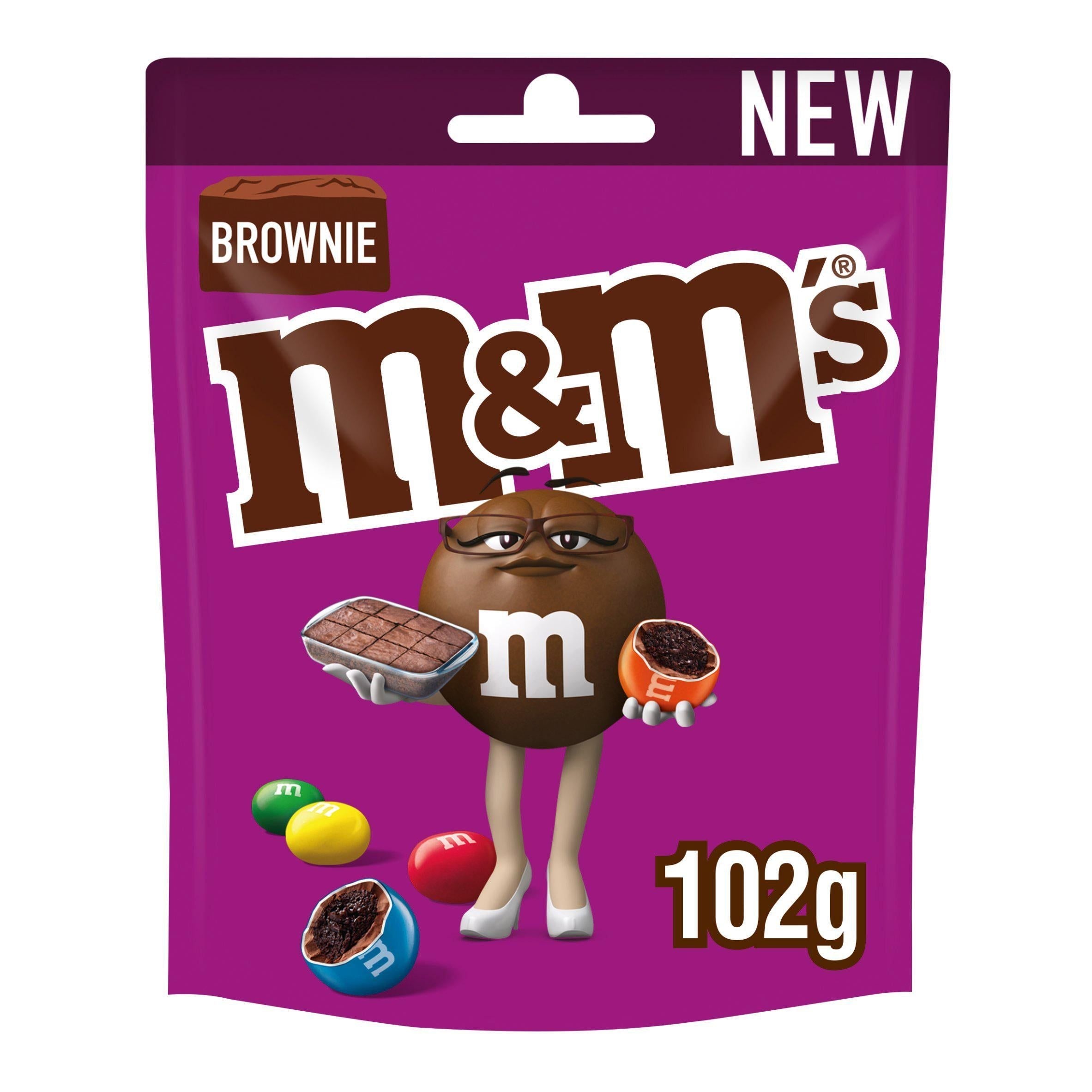 M&amp;amp;M's Brownie Bites Milk Chocolate Pouch Bag 102g