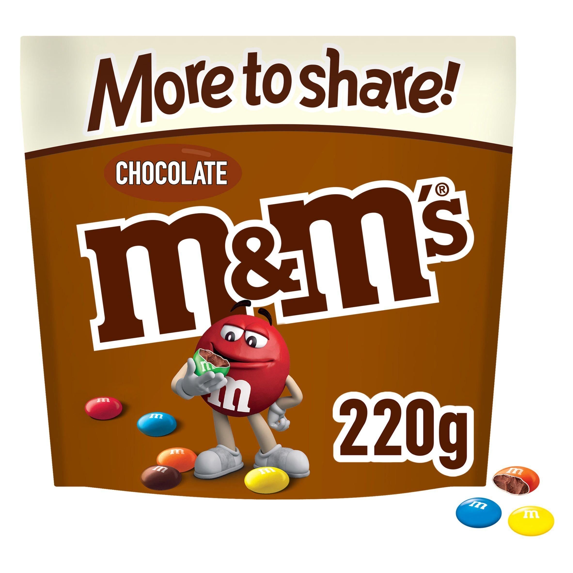 M&amp;amp;M's Chocolate More To Share Pouch Bag 220g