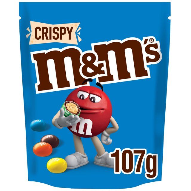 M&amp;amp;M's Crispy Milk Chocolate Bites Pouch Bag   107g
