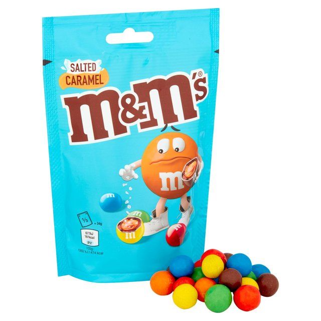 M&amp;amp;M's Salted Caramel Chocolate Pouch Bag    102g